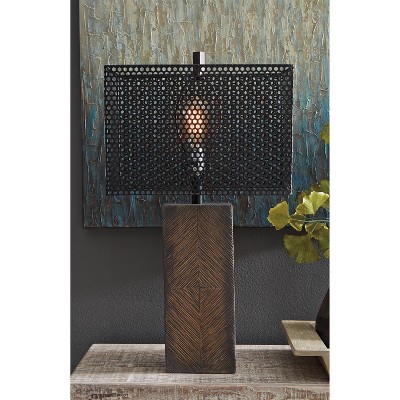 Briek Table Lamp Brown - Signature Design by Ashley