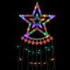 Northlight LED Lighted Waterfall Tree Outdoor Multi-Function Christmas Decoration - 12.5' - Multicolor Lights - 3 of 4