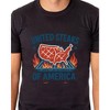 Men's United Steaks of America Patriotic Funny T-Shirt - 4 of 4