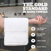 Wealuxe Premium Hand Towels for Bathroom - 12 Pack Cotton Hand Towel Bulk for Gym, Kitchen and Spa, Terry Salon Towels - 16x27" - 2 of 4