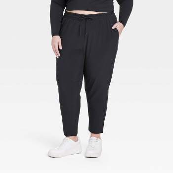 *NWT* All in Motion Activewear Women's Soft Knit Mid-Rise Jogger Black 3Y19  