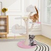 Tangkula Multi-Layer Cat Tree Cute Cat Tower w/ 2 Cat Perches & 2 Platforms - 4 of 4