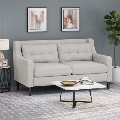Modern Loveseat Sofa, Upholstered Sofa Chair, Beige Sofa Couch, Couches for Living Room, Living Room Furniture -Christopher Knight Home