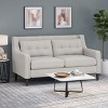 NicBex 65 Inch Loveseat Sofa with Tufted Button Back Cushions Mid-Century Comfy 2 Seater Couch Sofa for Living Room,Apartment - 4 of 4