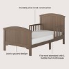 Child Craft Hampton Arch Top Toddler Bed for Kids with Guard Rails, Low to Ground Design, Made of Pinewood, Clean Lines Match Any Décor - 3 of 4