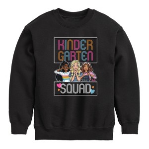 Boys' - Barbie - Back To School Graphic Long Sleeve Fleece Sweatshirt - 1 of 4
