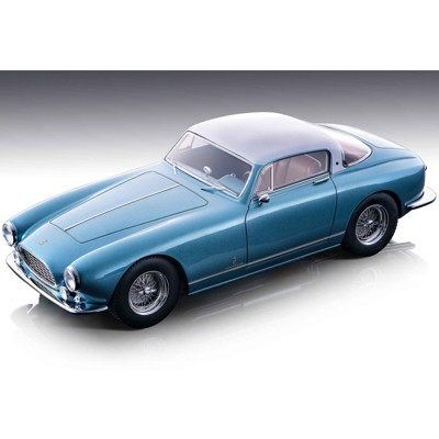 1955 Ferrari 250 GT Europa California Azure Blue Met w/Silver Met Top Ltd Ed to 80 pcs 1/18 Model Car by Tecnomodel