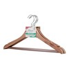 DEILSY Cedar Suit Hangers with Anti-Slip Pant Bar – 12 Pack - 2 of 4