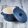 Cuisinart Chef's Classic 3qt Blue Enameled Cast Iron Round Casserole With  Cover - Ci630-20bg : Target