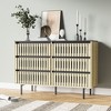NicBex 6 Drawers Dresser Modern Minimalist Closet Organizers and Storage Dresser for Closet Storage Cabinet for Bedroom, Living Room, Natural - 4 of 4