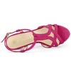 Allegra K Women's T Strap Open Toe Platform Stiletto Heel Sandals - 4 of 4