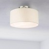 Livex Lighting Meadow 1 - Light Semi-Flush Mount in  Brushed Nickel - 2 of 4