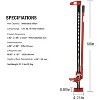 Ratcheting Off Road Utility Jacks, 7000 LBS High Lift Farm Jack, Lifting Range: 4.13"-52.36", Farm Jack Bumper Jacks, for Tractor, Truck - 4 of 4