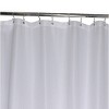 Basketweave Shower Curtain White - Moda At Home: Polyester Fabric ...