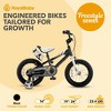 RoyalBaby Freestyle Children Kids Bicycle w/Handbrake, Training Wheels, and Water Bottle, for Boys and Girls Ages 3-10 - 2 of 4