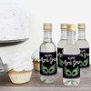 Big Dot of Happiness Mardi Gras - Mini Wine and Champagne Bottle Label Stickers - Masquerade Party Favor Gift for Women and Men - Set of 16 - 3 of 4