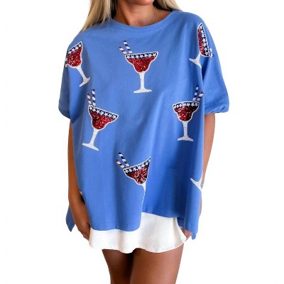 Women's American Cocktail Shirt - Peach Love