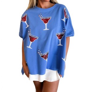 Women's American Cocktail Shirt - Peach Love - 1 of 2