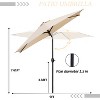 Ainfox 9ft Patio Umbrell - 3 of 4