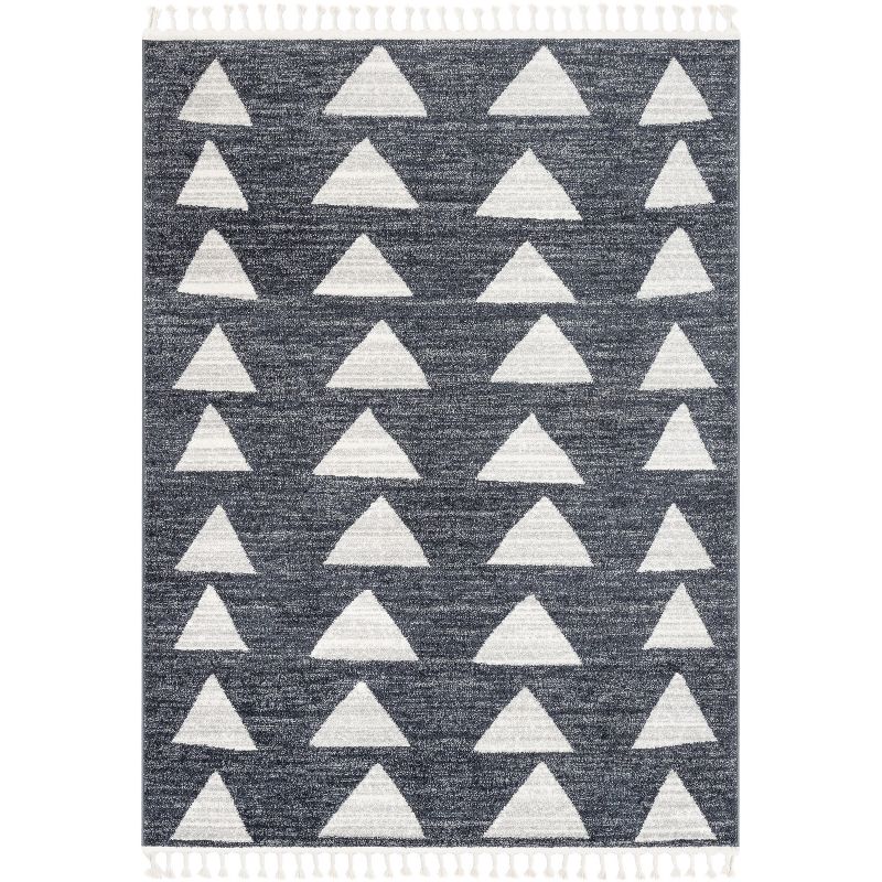 Well Woven Tango Geometric Triangle Stain-resistant Area Rug, 1 of 10