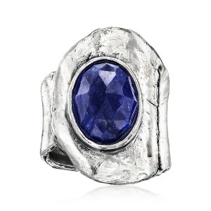 Ross-Simons 6.25 Carat Sapphire Ring in Sterling Silver - 1 of 4
