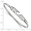 Black Bow Jewelry Sterling Silver Kappa Delta Greek Life Bangle Bracelet 7 Inch - 2 of 3
