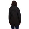 Women's Softshell Long Anorak Jacket, Waterproof and Hooded Windbreaker Raincoat - S.E.B. By SEBBY - 4 of 4