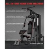 Full Body Workout Machine with 150LBS Weight Stack,  All in One Exercise Station with Preacher Curl Pad, Leg Developer for Strength Training - 2 of 4