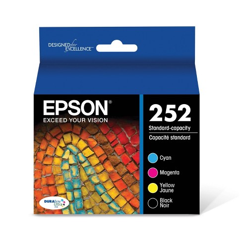 RECHARGE JET D'ENCRE EPSON N°102 NOIR/CYAN/MAGENTA/YELLOW 337ml 25500 Pages
