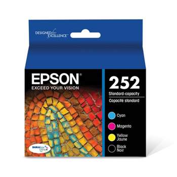 Epson 252 Single, 2pk, 3pk & 4pk Ink Cartridges - Black, Multicolor