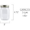 Cornucopia Brands Small Plastic Mason Coin Bank 16oz Jars, 4pk, w/ Slotted Lids - 3 of 4