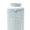 White Punched Metal Candle Holder - 2 of 3
