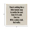 Slickblue Cold Tomato Soup with Vodka Sign – Humorous 7x7 Wood Wall Decor for Kitchen or Bar, Multiple Color Options - 3 of 3