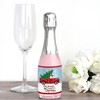Big Dot of Happiness Merry Little Christmas Tree - Mini Wine and Champagne Bottle Label Stickers - Red Truck Christmas Party Favor Gift - Set of 16 - 2 of 4