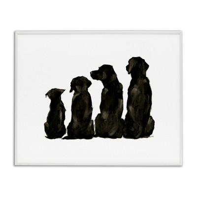 Stupell Industries Family Pet Silhouette Design, 20" x 16"