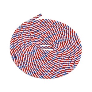 INSPIRE CHIC Three-Color Checkered Round Rope Shoe Laces for Boots 2 Pairs - 1 of 3