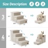 Cozy Kiss Multifunction Dog Stairs with Storage - Foldable Pet Steps and Ramp for Home and Travel - 2 of 4