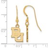 Black Bow Jewelry 14k Yellow Gold Plated Sterling Silver Baylor Bears NCAA Dangle Earrings - 2 of 3