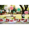 Crown Display 350 Piece Color Disposable Plastic Dinnerware party set- Serves 50 - 2 of 4