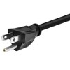 Monoprice 3-Prong Extension Cord - 25 Feet - Black | NEMA 5-15P to NEMA 5-15R, 14AWG, 15A - 2 of 4
