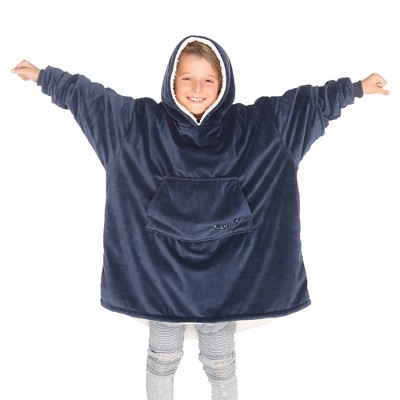 Children Hooded Blanket Boys/Girls Fleece Blanket/Throw Kids Blanket with Sleeve 