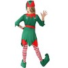 HalloweenCostumes.com Girl's Santa's Helper Costume - 2 of 3