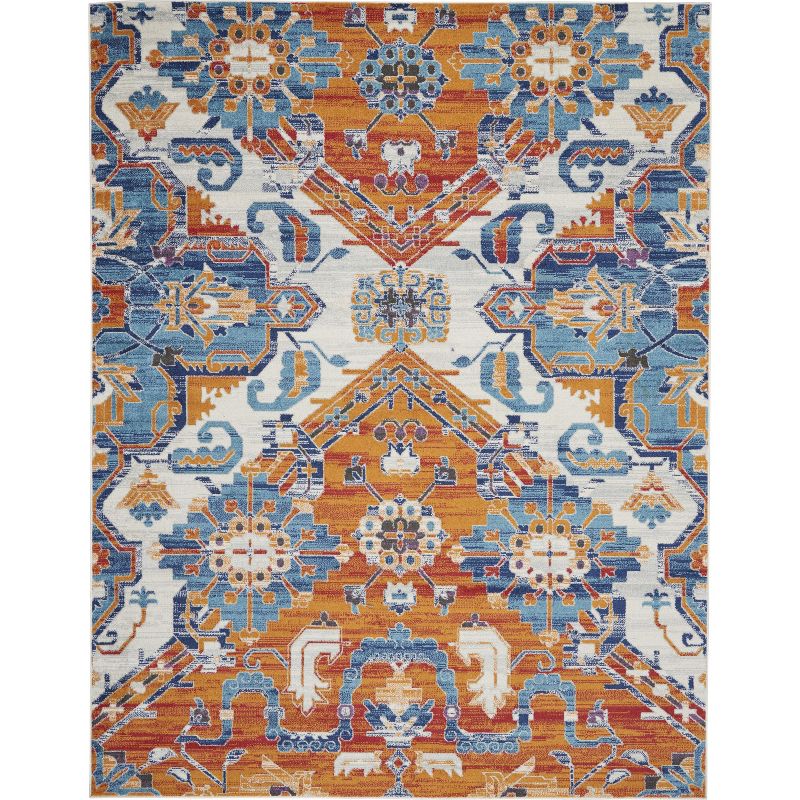Nourison Passion Floral Geometric Indoor Rug, 1 of 13