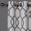 Exclusive Home Kochi Light Filtering Linen Blend Grommet Top Curtain Panel Pair - 3 of 4