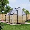 Green House Aluminum Large Walk-in  Outdoor Ventilation, Durable Frame for All-Season Gardening, Quick Setup Design - 3 of 4