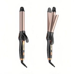 Labhairs 2-IN-1 Ceramic Glaze Hair Care Essential Coating Portable Heated Curler with Adjustable Temperature Lock & Safety Switch Healthy Hair Styling - 1 of 4