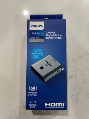 Philips 4 Port 2.2 Hdmi Switch With Remote - Black : Target