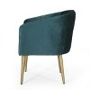 Christopher Knight Home Deshler Modern Glam Tufted Velvet Dining Chair - 4 of 4