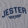 Women's Top Gun Jester Varsity Loose T-Shirt Athletic Heather - 2 of 4