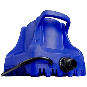 Little Giant 14942691 Swimming Pool Cover Automatic Submersible Excess Water Pump with Carrying Handle and 25' Electrical Cord - Blue - 1 of 4